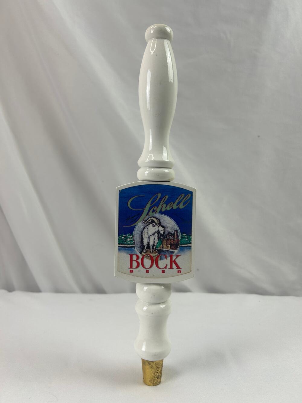 Schell's Bock Beer Tap Handle August Schell Brewery New Ulm MN Goat Vintage